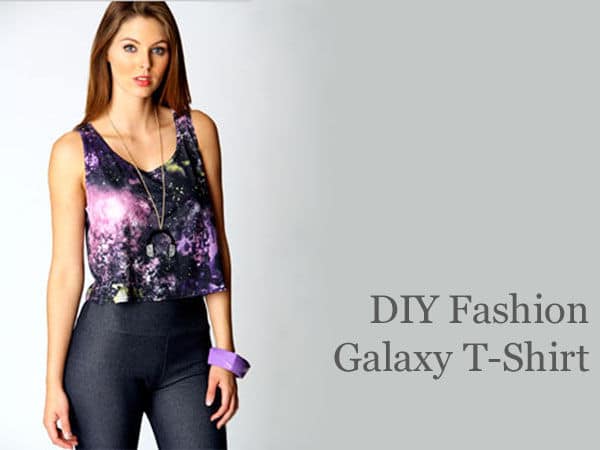 DIY Galaxy tee shirt