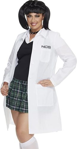 Mystery House Women's Plus-Size NCIS Abby's Lab Coat and Chocker