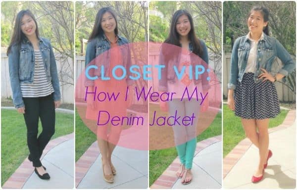 closet vip how i wear my denim jacket