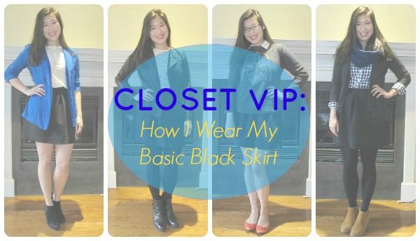 Closet VIP; how to style a skater skirt