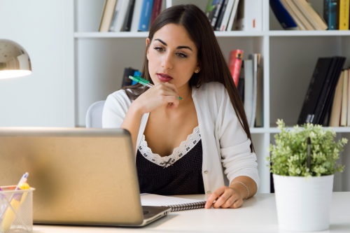 Woman at work