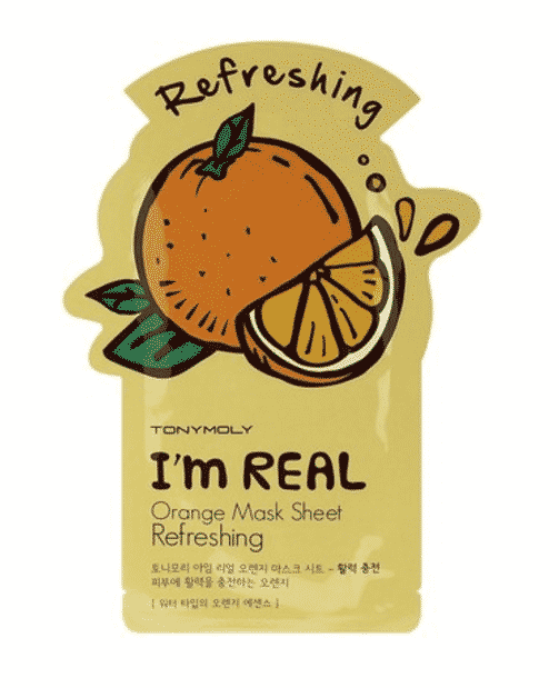 Tony moly im real sheet mask in Orange