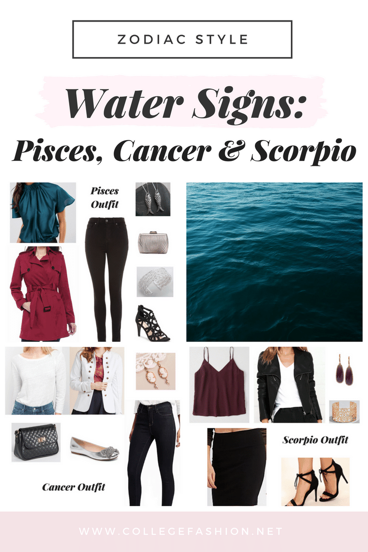 Fashion for water signs - the best outfits for pisces, cancer, and scorpio