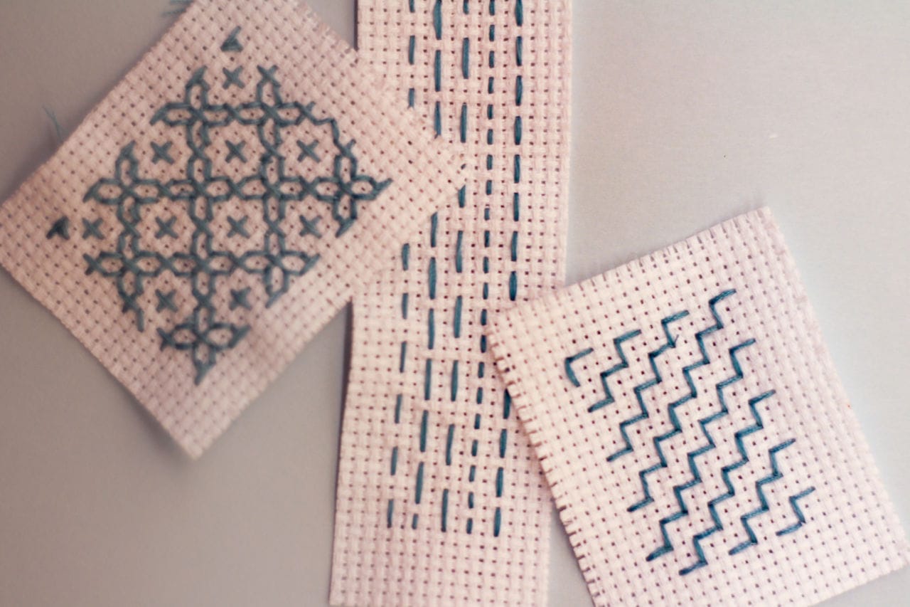 Sashiko embroidery tutorial