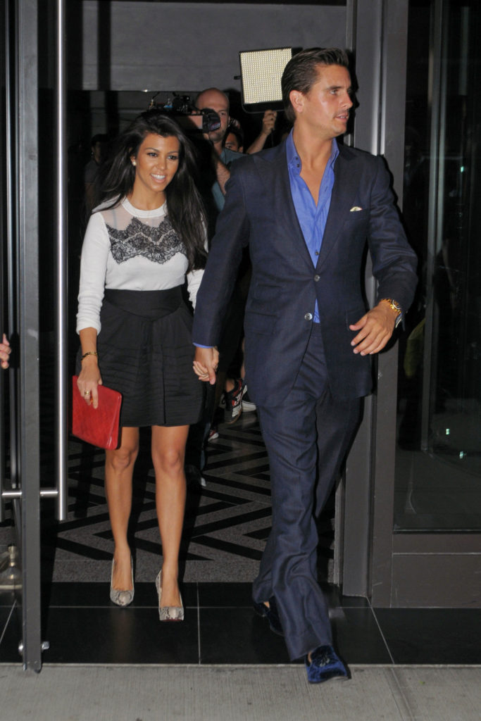 Kourtney Kardashian and Scott Disick