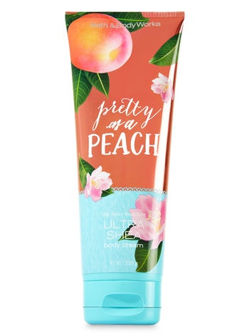 Pretty as a Peach body cream | bath body works