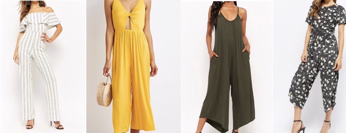 four ways to wear a jumpsuit