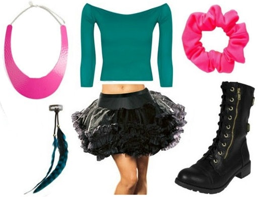 1980s party outfit