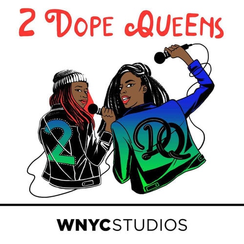 2 Dope Queens podcast logo