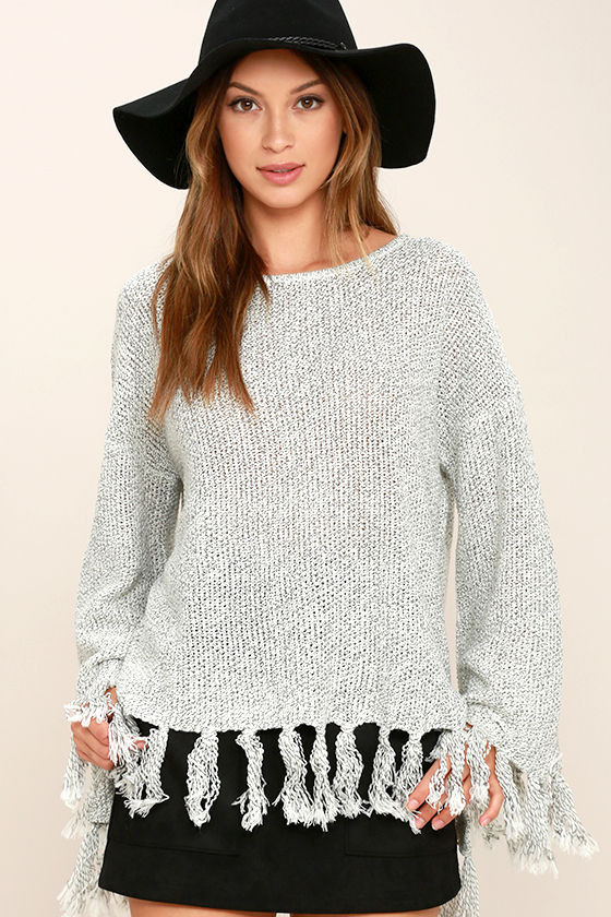 Lulu's Fringed Sweater