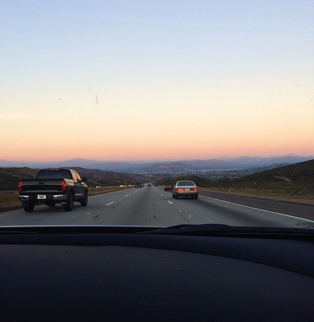 california mountains, driving, roadtrip