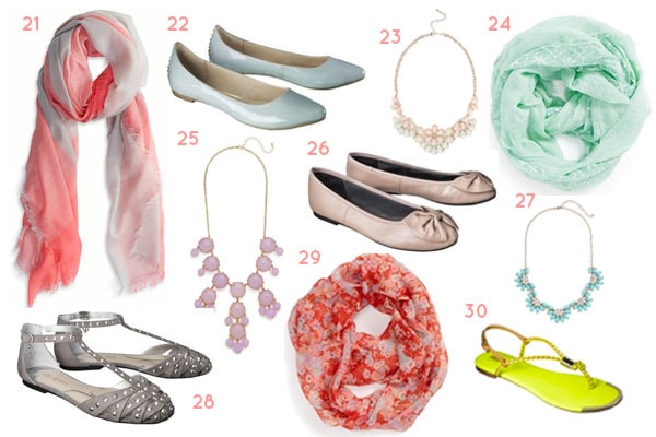 30 under 30 spring shoes and accessories