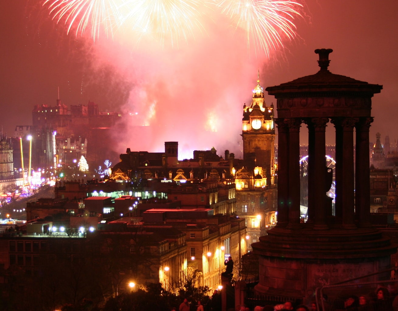 fireworks at new years eve