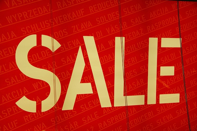 Sale sign