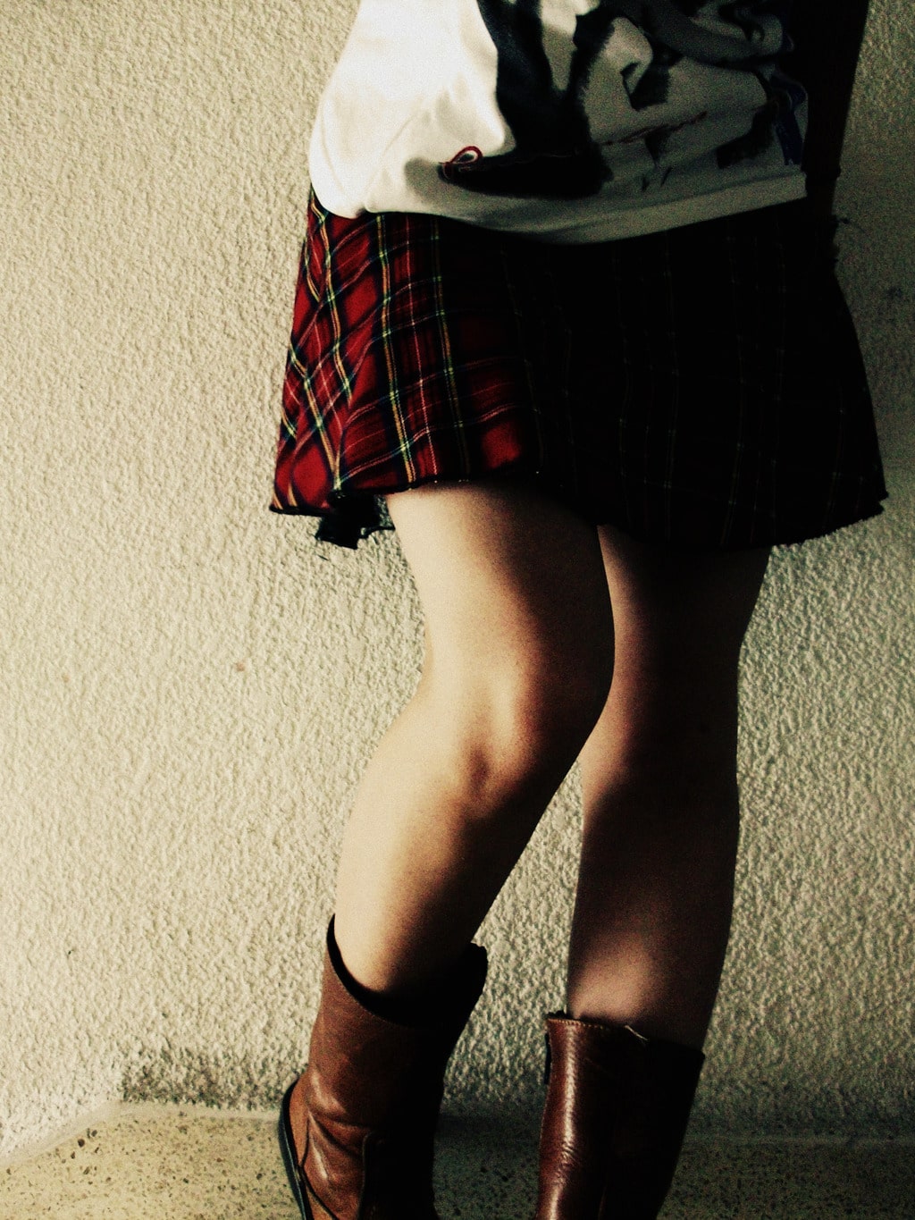 Plaid skirt