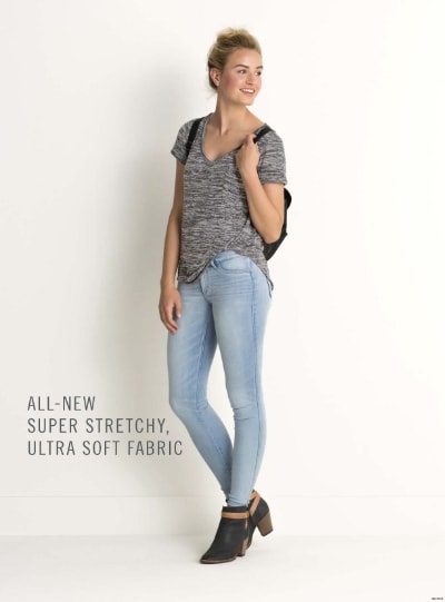 A+F ultra soft stretchy fabric jeans