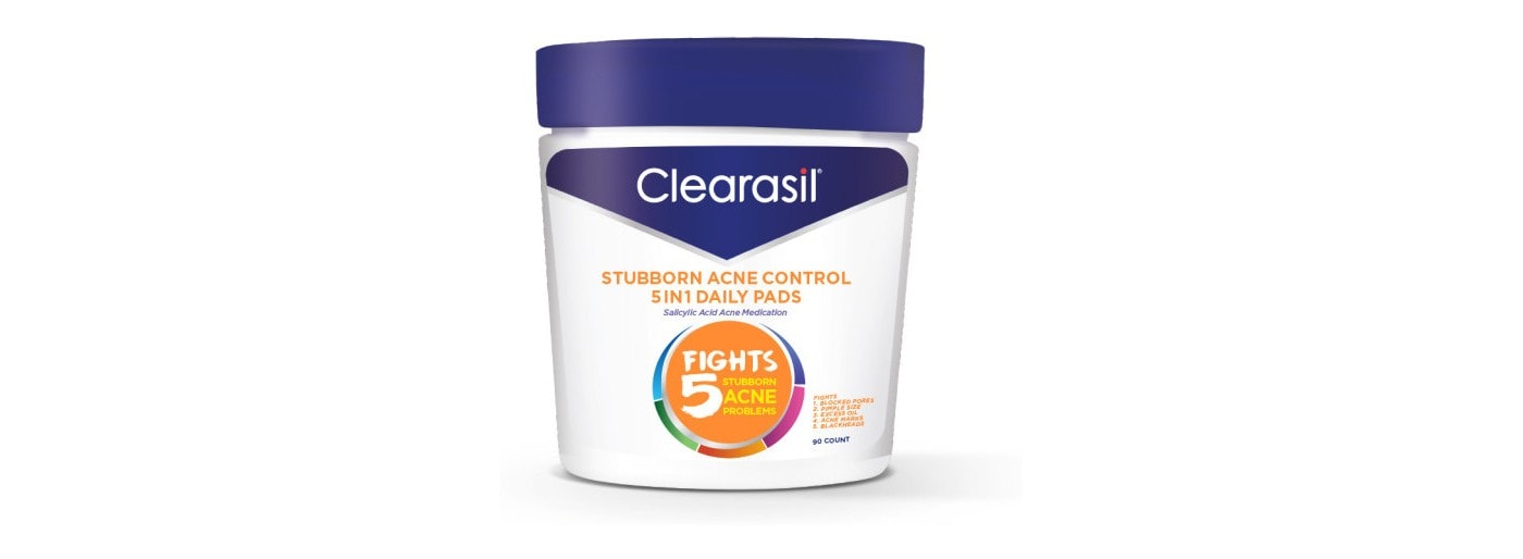 Clearasil Stubborn Acne Control Salicylic Acid Pads