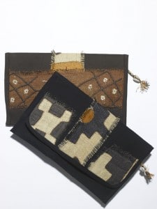 Clutches are made by Tanzanian women for Rachel by Rachel Roy through Fair Winds Trade