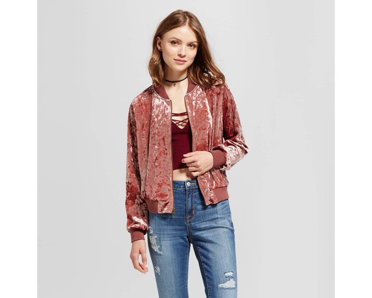 J crew on sale velvet bomber jacket