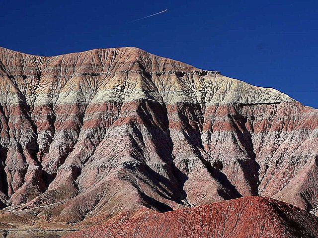 An image of desert mountains