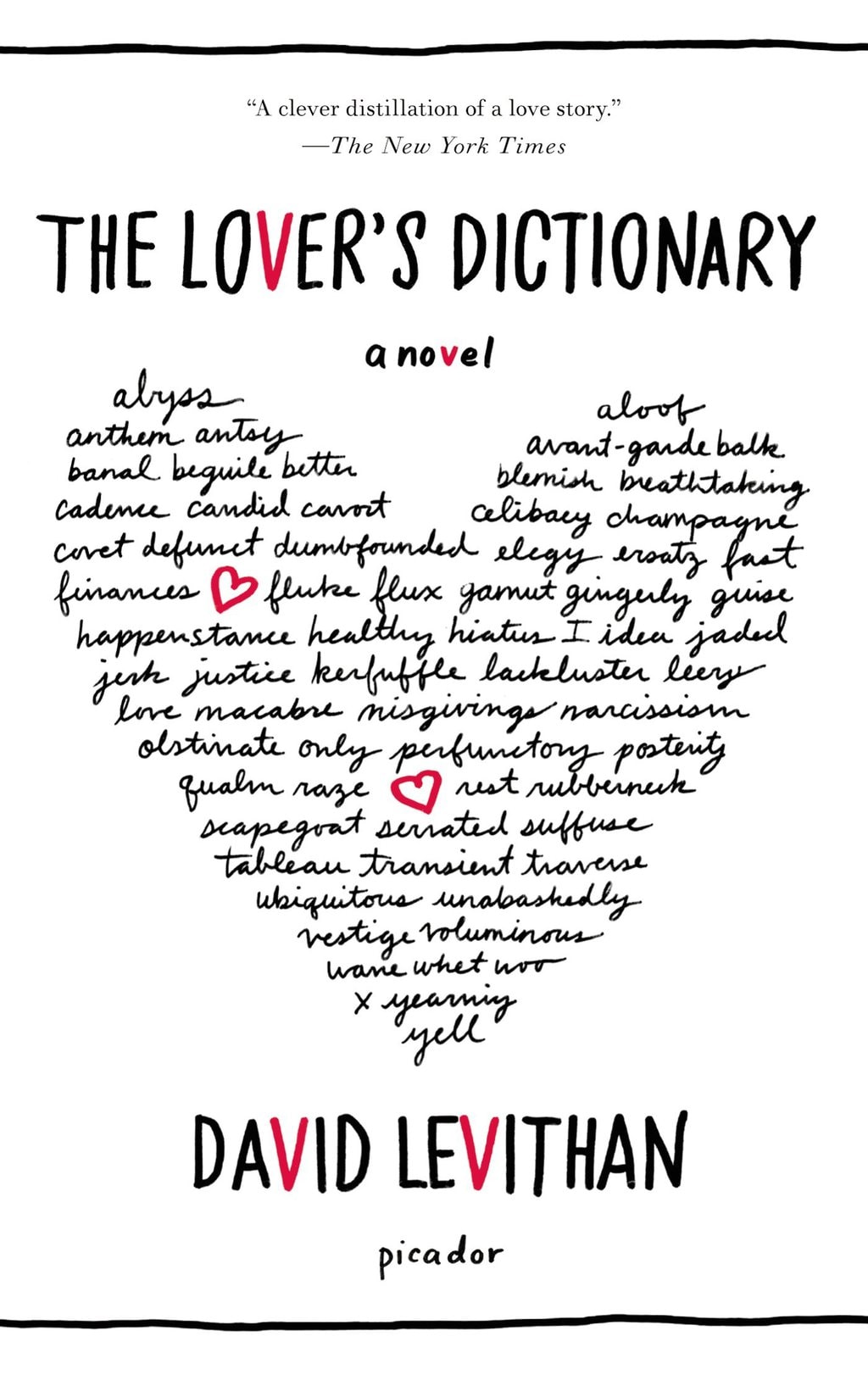 Book recommendations for people with no time to read: The Lover's Dictionary, A Novel