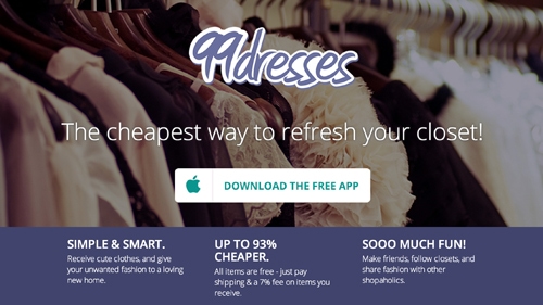 99dresses home page