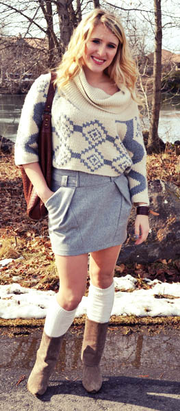 Abbie, a student at Gonzaga University showing off her college student street style