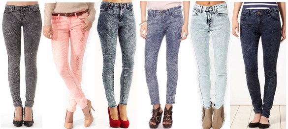 Acid Wash Jeans Fall 2012 Denim Trend