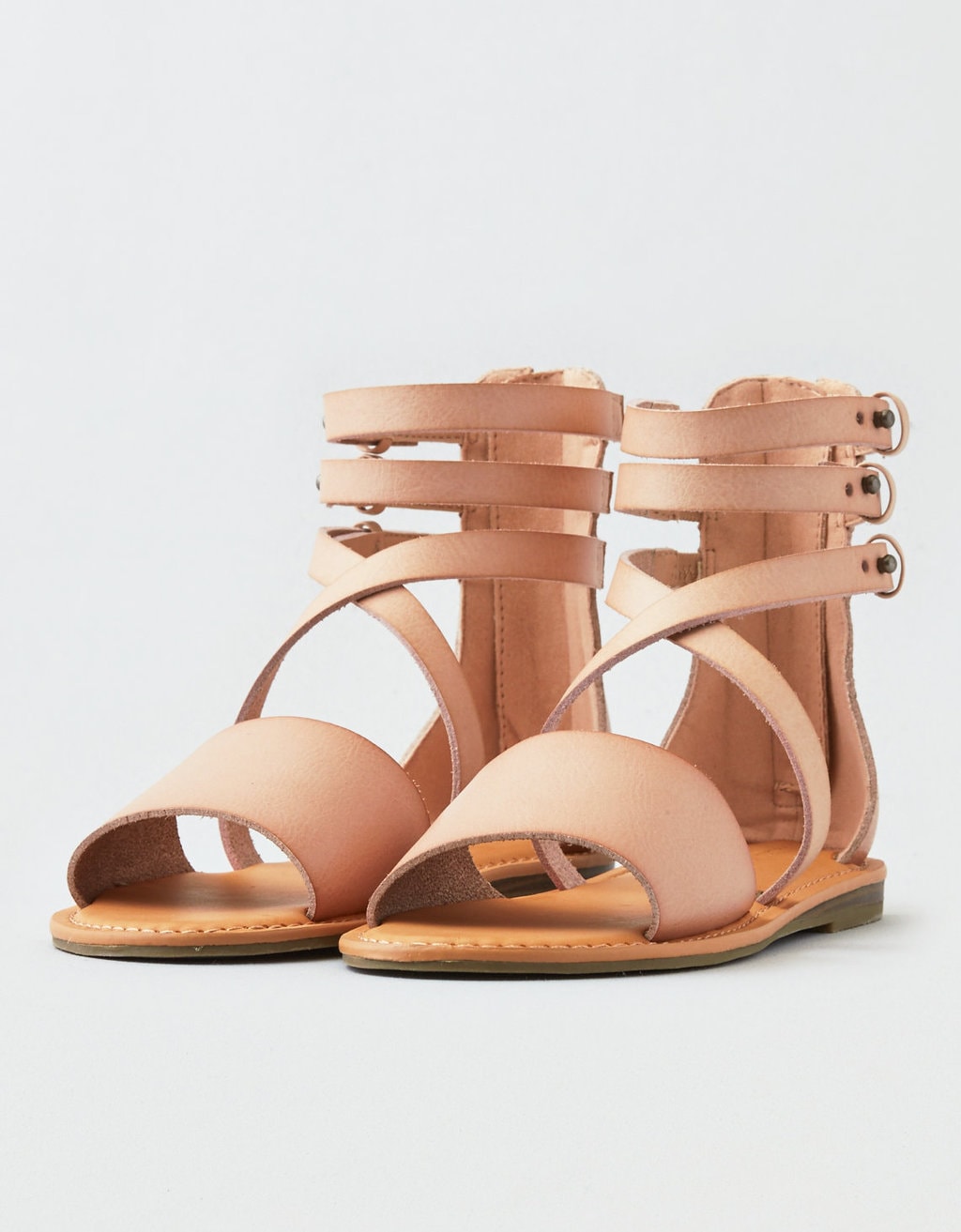 american eagle pink gladiator sandals