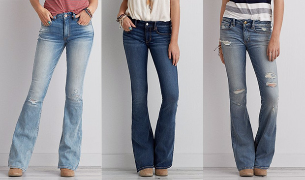 1970s flare jeans - AEO