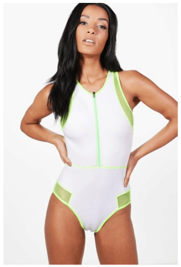 Sporty onepiece swimsuit