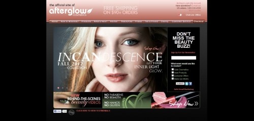 Afterglow-Cosmetics-website
