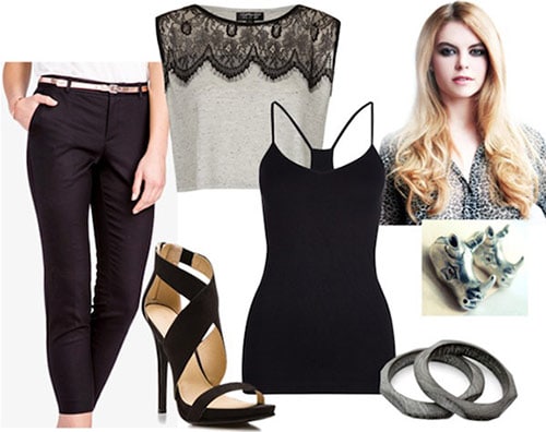 Fashion inspired by Art: Albrecht Durer's "Rhinoceros" - Outfit 1
