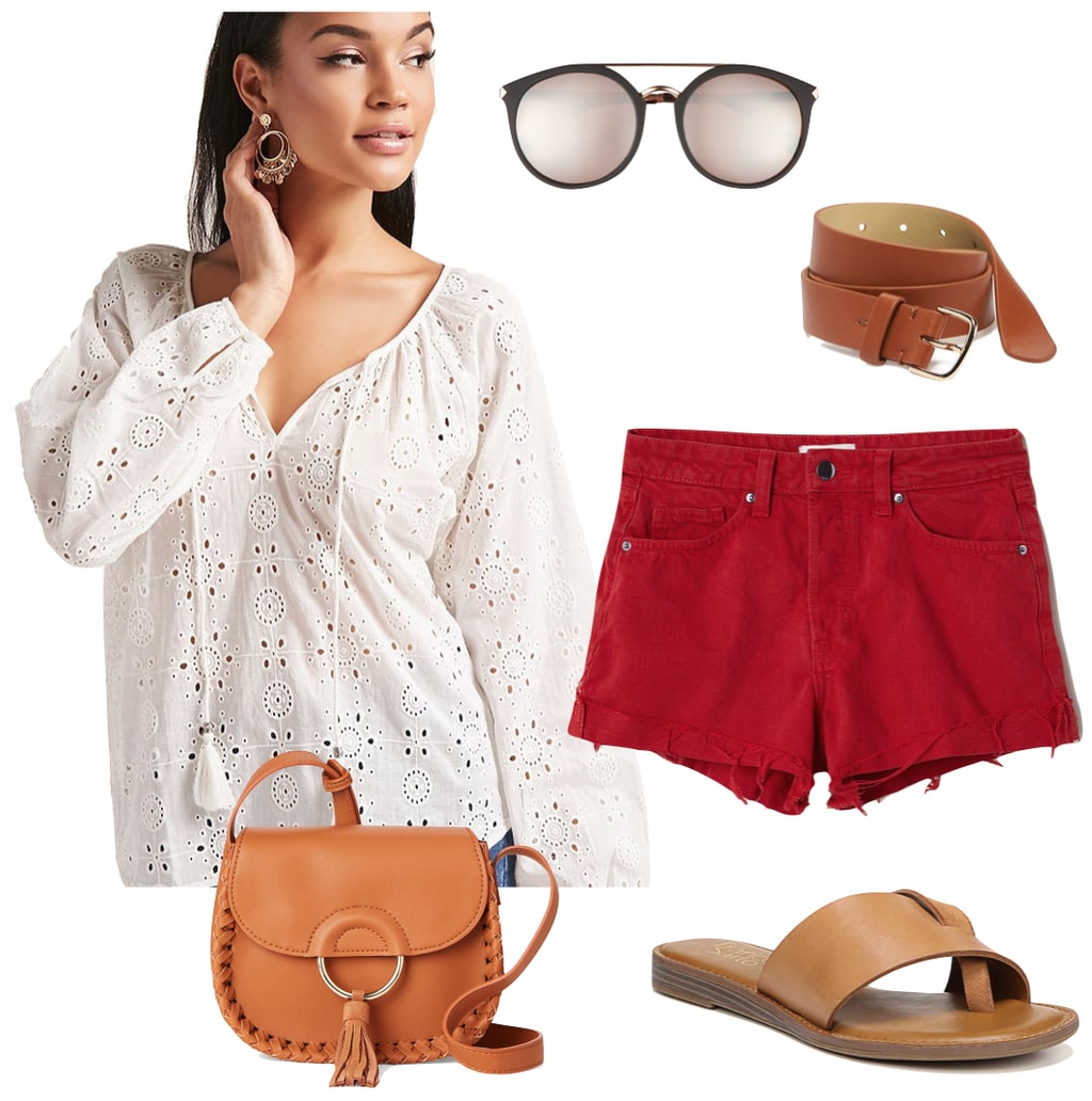 red white and denim