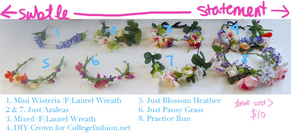 All the DIY Floral Crowns