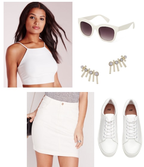 all white summer outfit inspired by free people