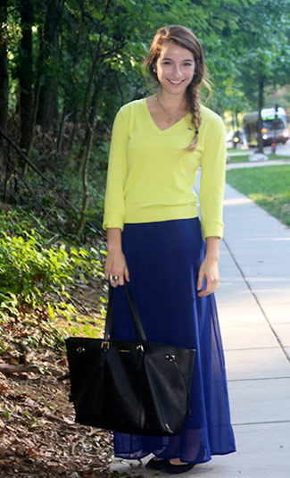 College student fashion & style at American University