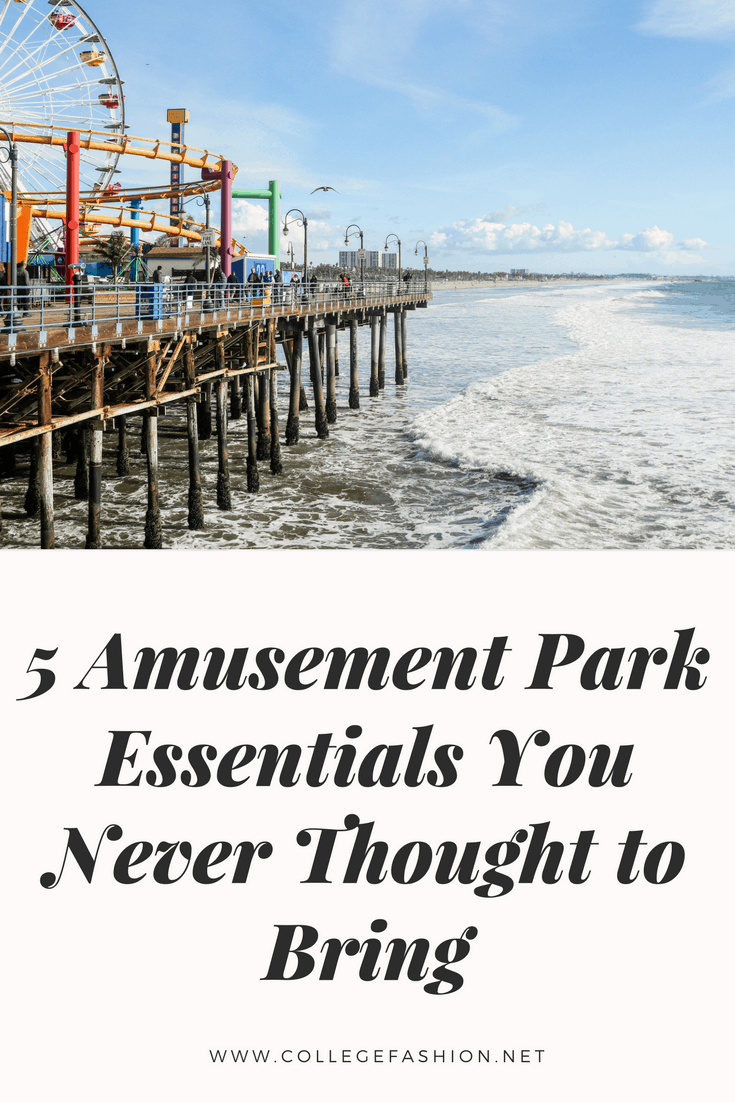 Amusement park essentials you might not think to bring with you - photo of an amusement park on a boardwalk