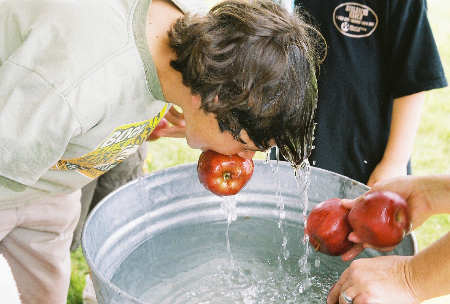 bobbing for apples