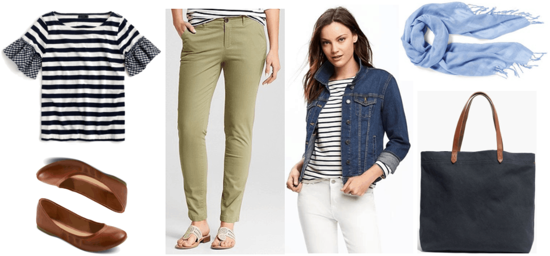 "Ask CF: How Do I Build a Capsule Wardrobe for My Trip Abroad?" Outfit #1