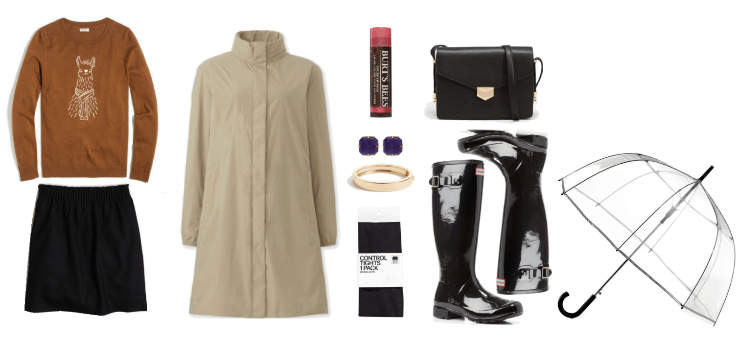 4 Rainy-Day Outfit Ideas for School - College Fashion