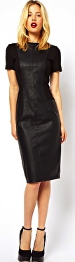 Asos leather dress
