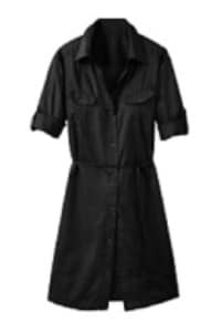 Athleta black shirt dress