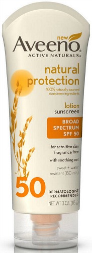 Aveeno natural protection sunscreen