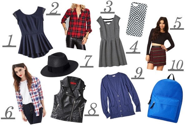 Back to school fashion finds under 15