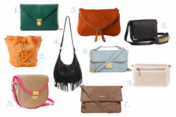 Back to school must have crossbody bags