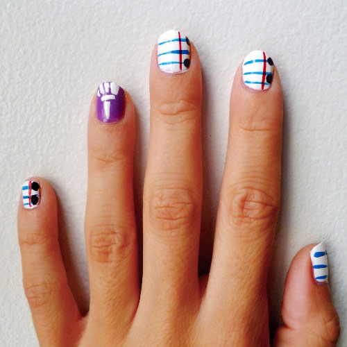 These School Themed Nails Are Super Cute