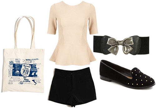 Back to school outfit 3: Fresh take on a carry-all tote