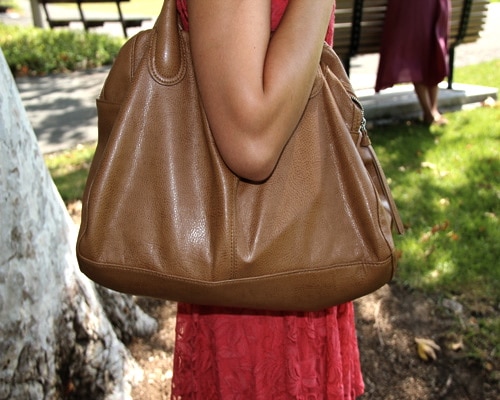 Slouchy tote bag