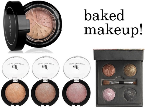 Baked makeup